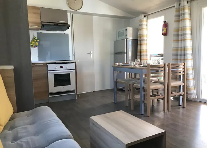 Mobil Home Camping Mar Estang Bord De Plage
